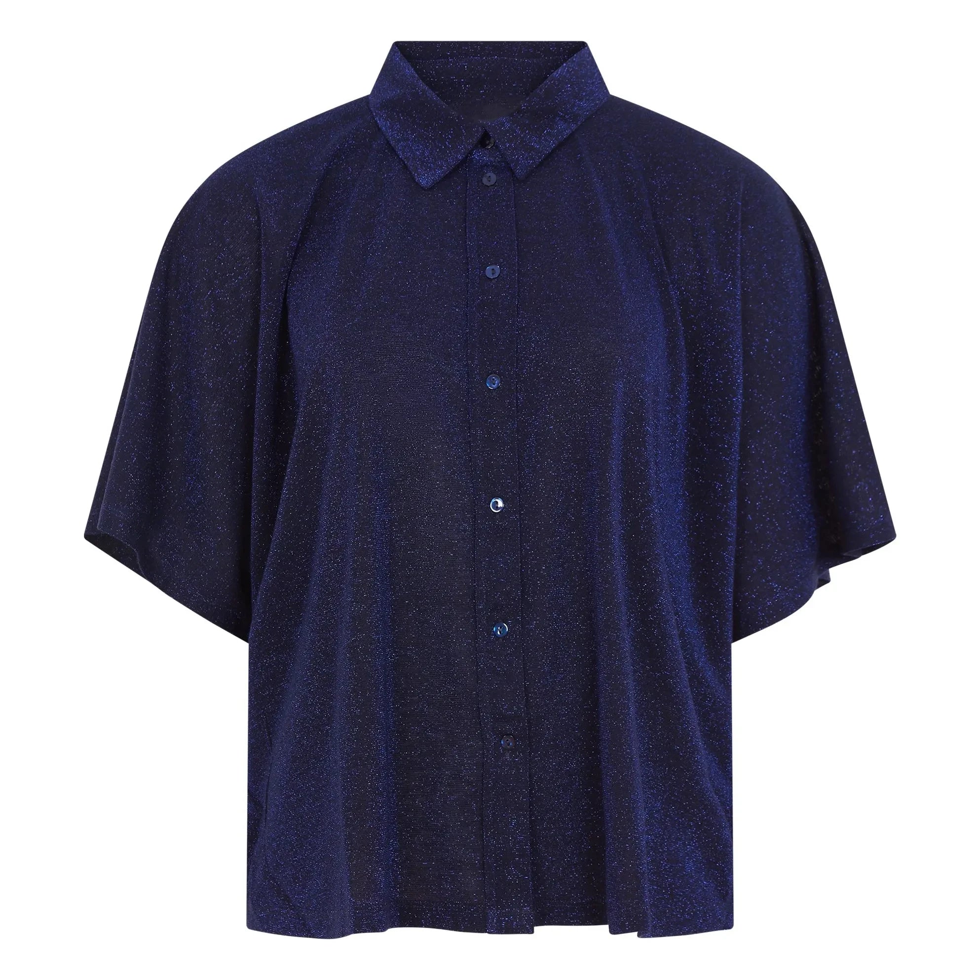 Momoni - Camisa metálica Brooklyn | Azul marino