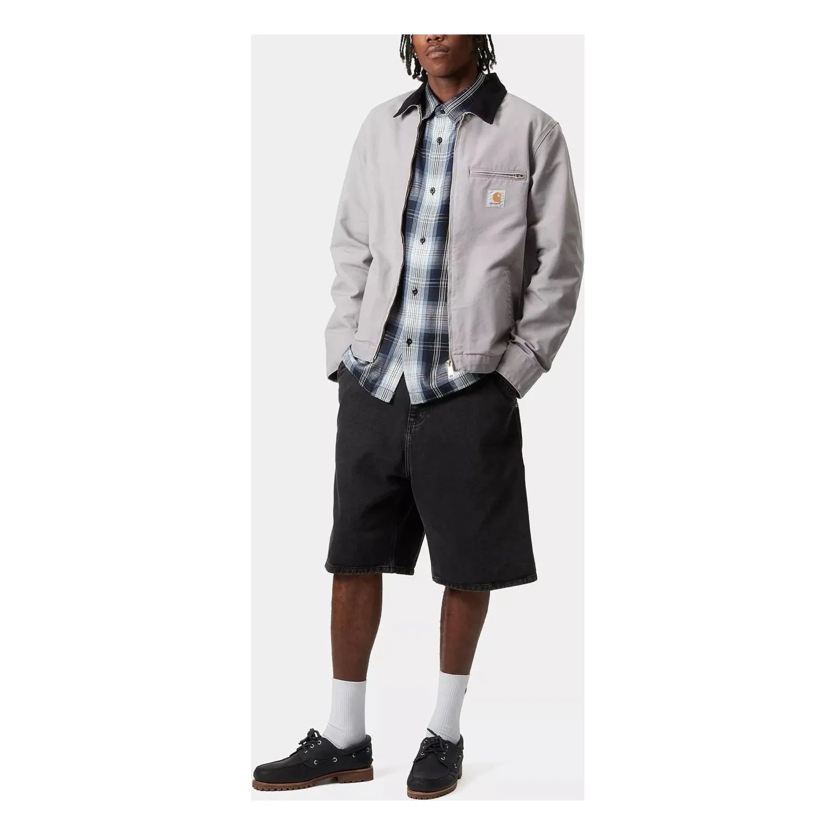Carhartt WIP - Shorts Rivet de Algodón Orgánico | Negro