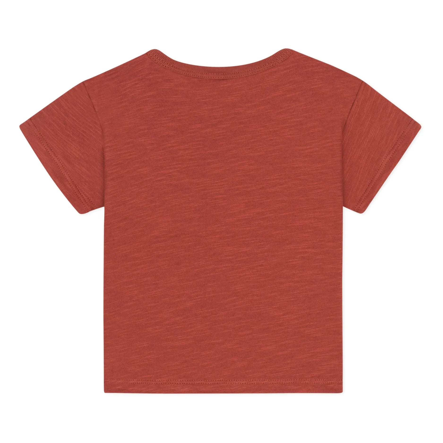 Petit Bateau - Camiseta Flameada de Punto Jersey Marmiton | Canela