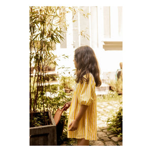 Louis Louise - Vestido de rayas Pauly | Amarillo