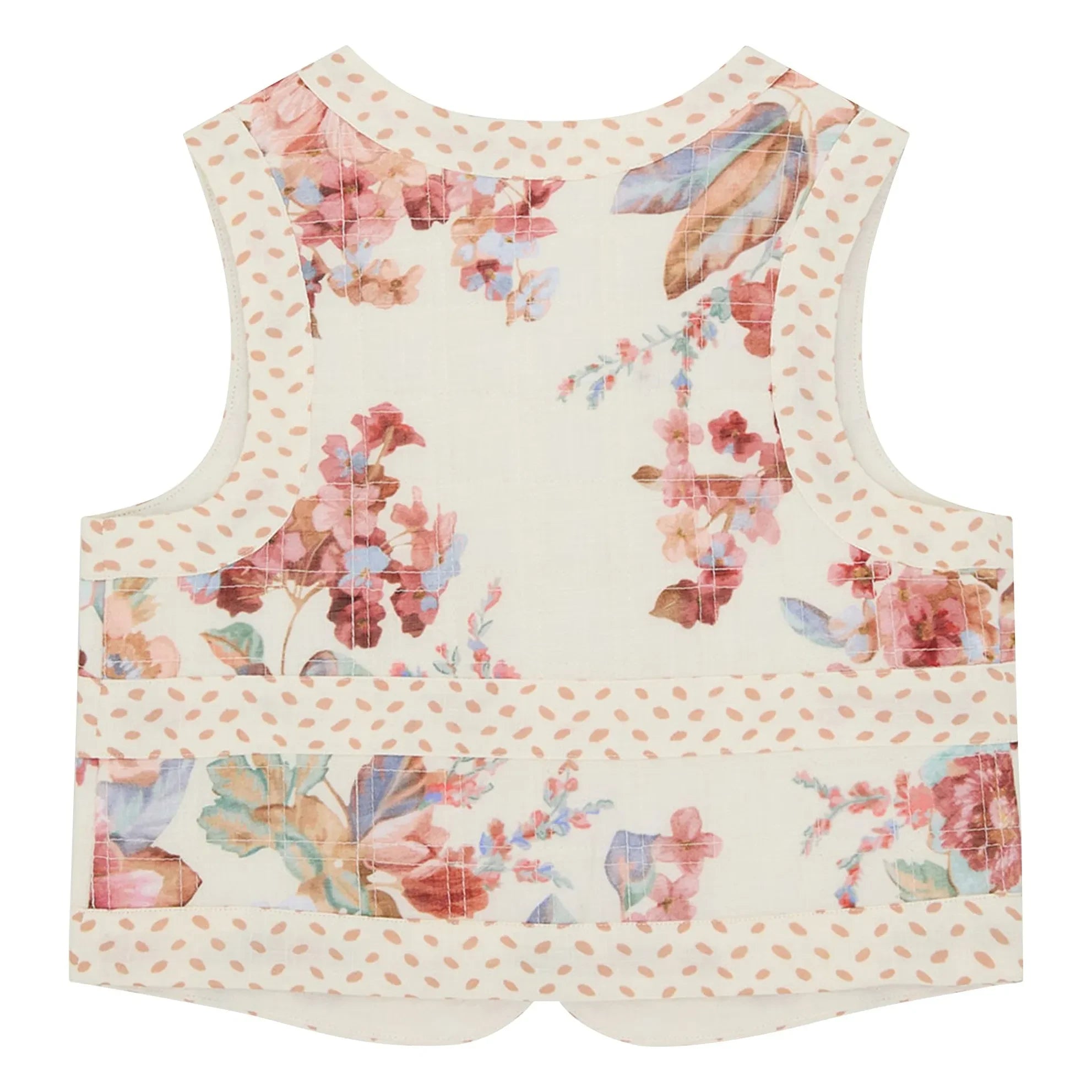 Zimmermann - Awaken Chaleco sin mangas con estampado floral | Crudo