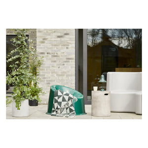 Verpan - Sillón de relax para exteriores Panto Pop | Verde oscuro