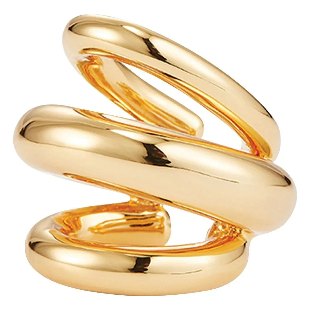 Jenny Bird - Triple Tome Earcuff | Oro