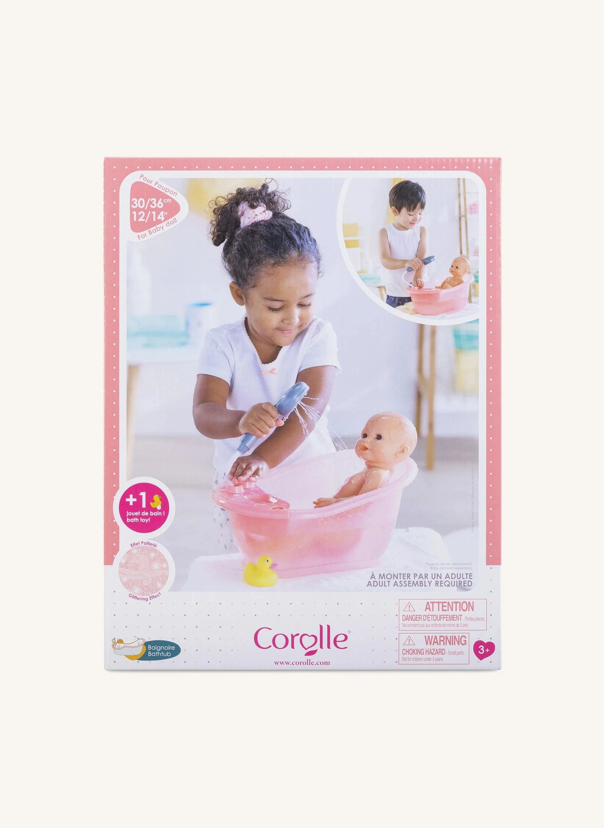 Corolle - Bañera Rosa