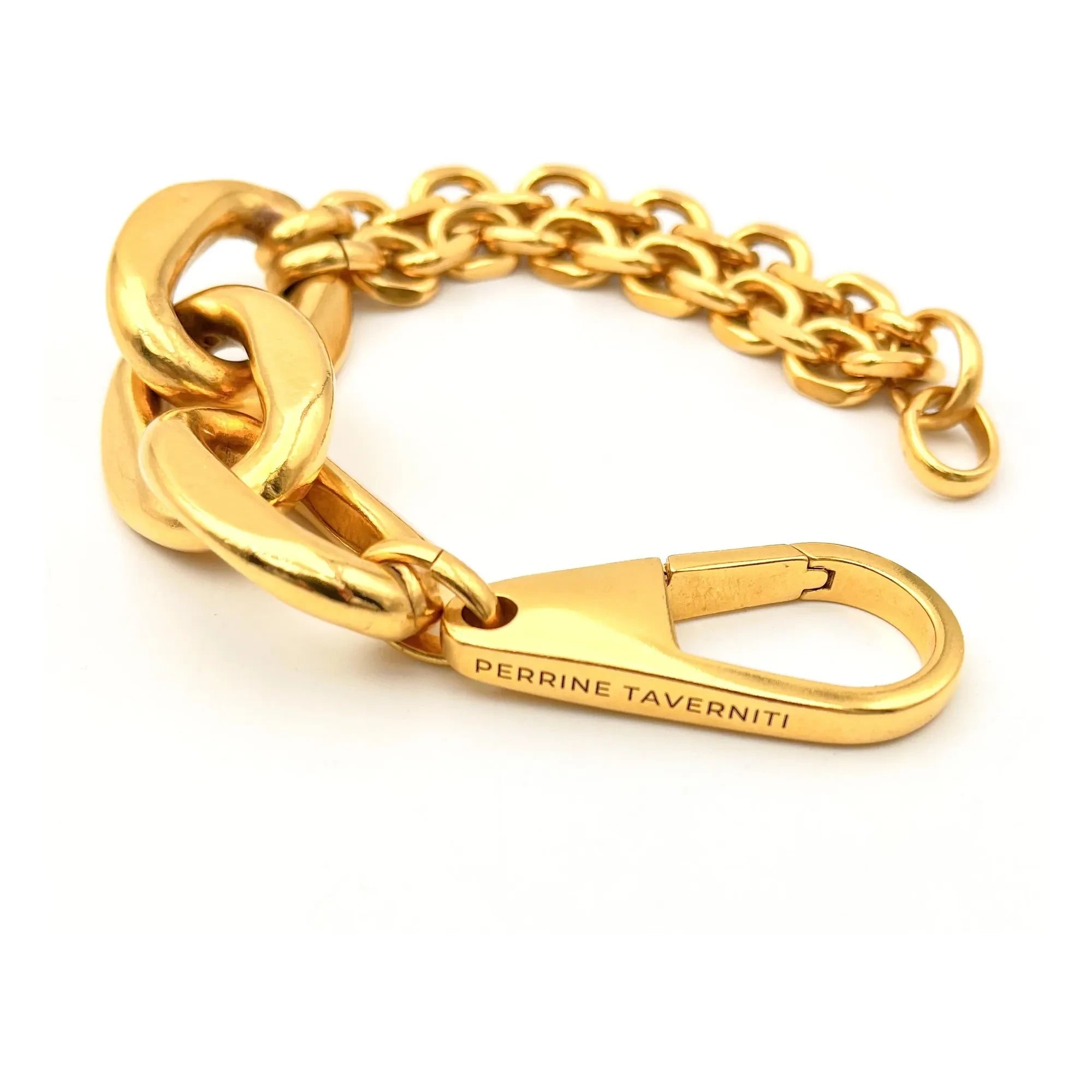 Perrine Taverniti - Pulsera Edgar de doble cadena | Oro