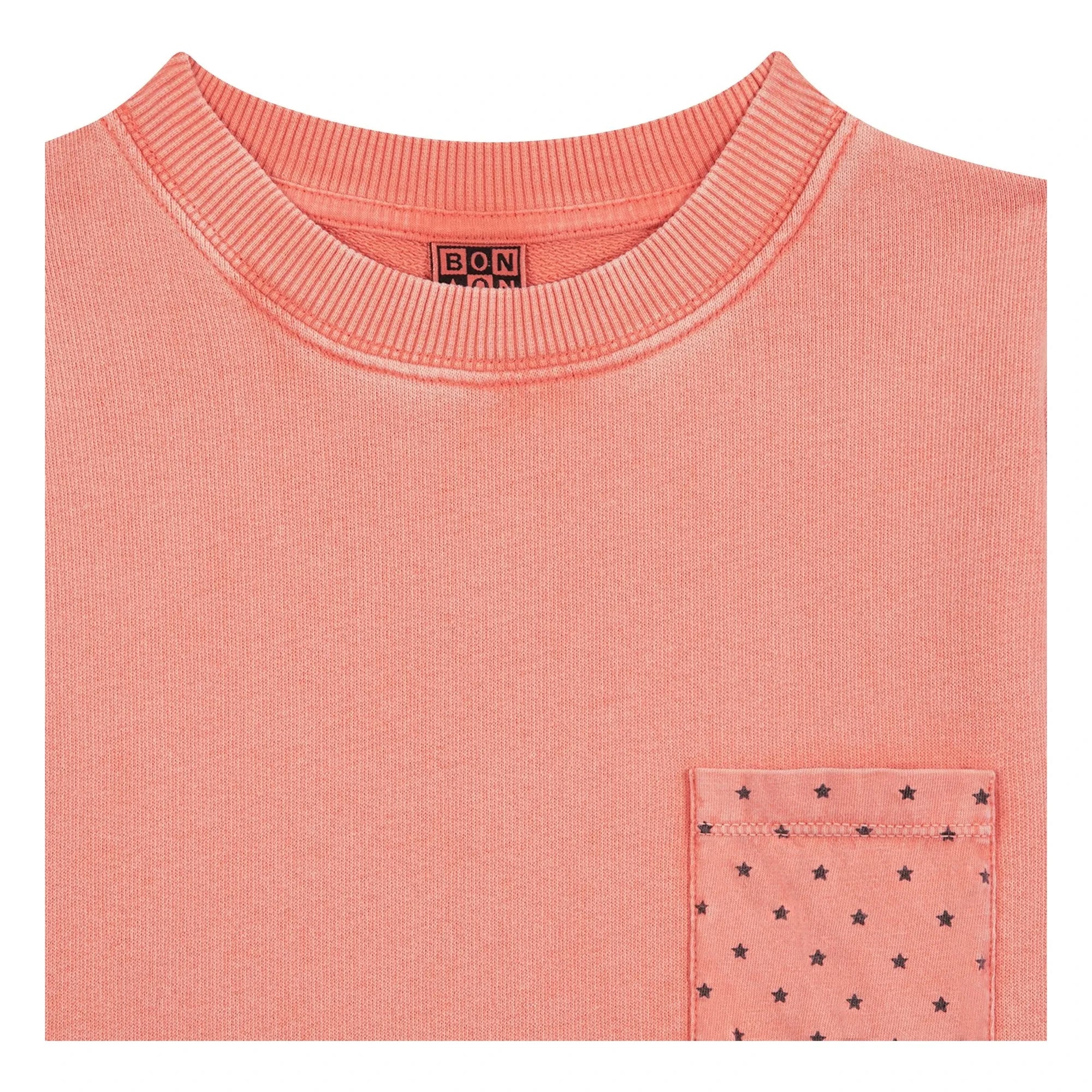 Bonton - Sudadera Narciss con bolsillo de estrellas | Rosa