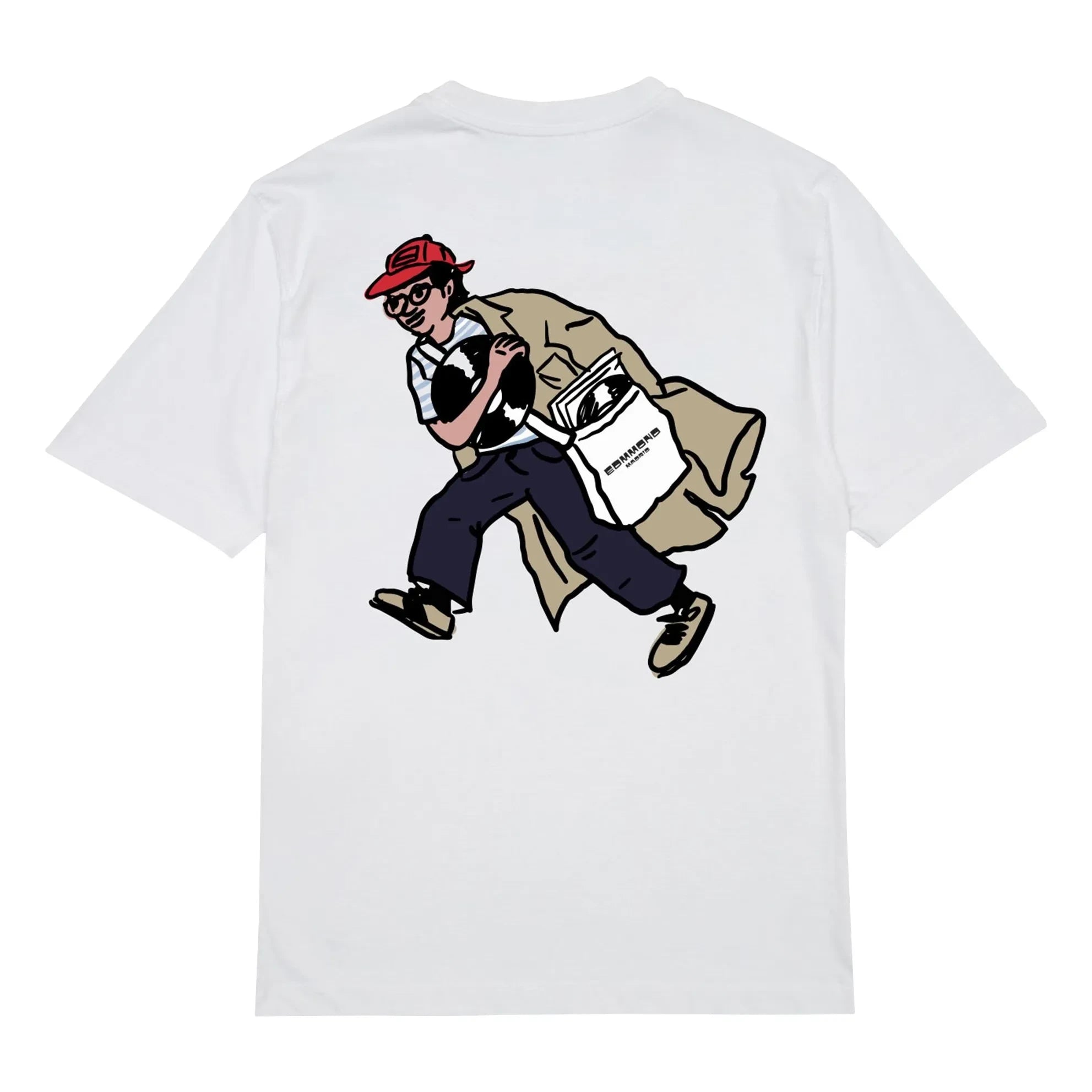 Edmmond Studios - Camiseta de Algodón Melomaniac | Blanco