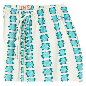 Tinycottons - Pantalón Estampado Floral | Blanco
