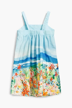 Vestido de algodón Desigual para niños