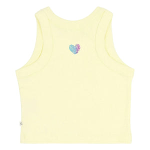 Jenest - Camiseta de algodón orgánico Bonnie | Amarillo pálido