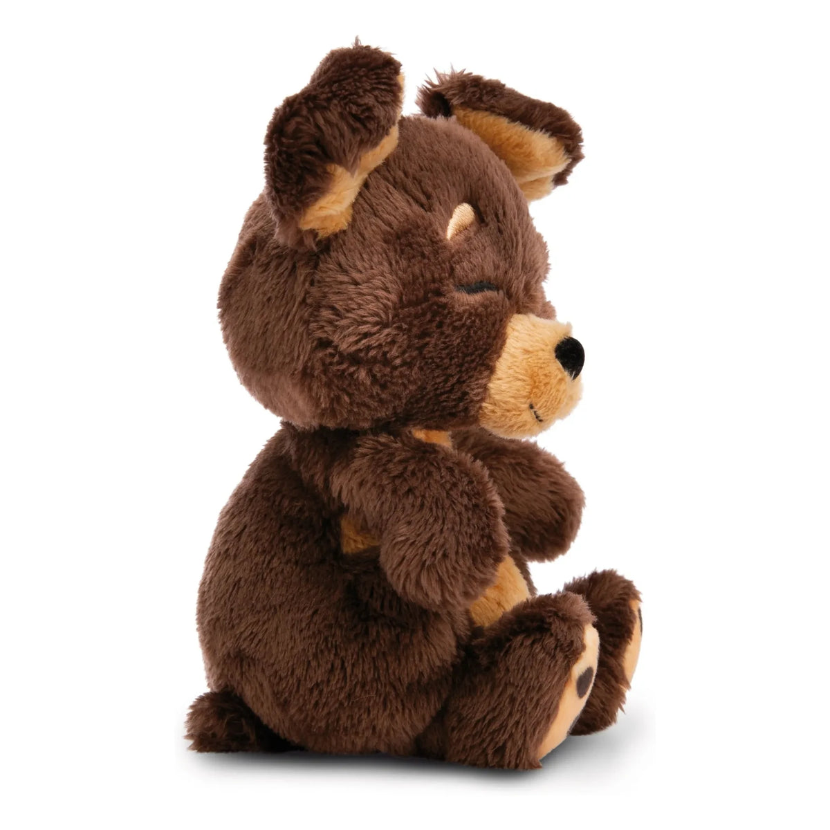 Nici - Perro de Peluche Mascotas Durmientes | Marrón