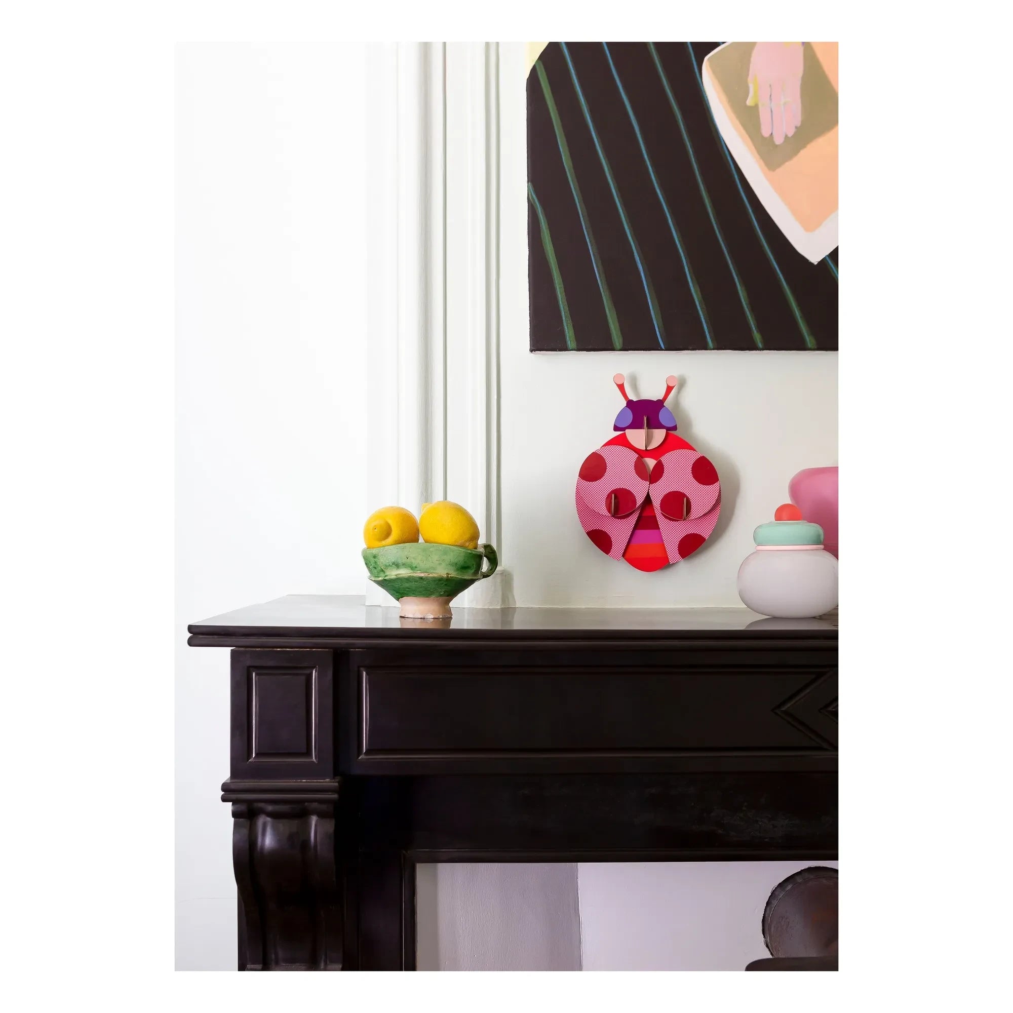 Studio Roof - Decoración de pared Mariquita - Studio Roof x Zoe Miller | Rojo
