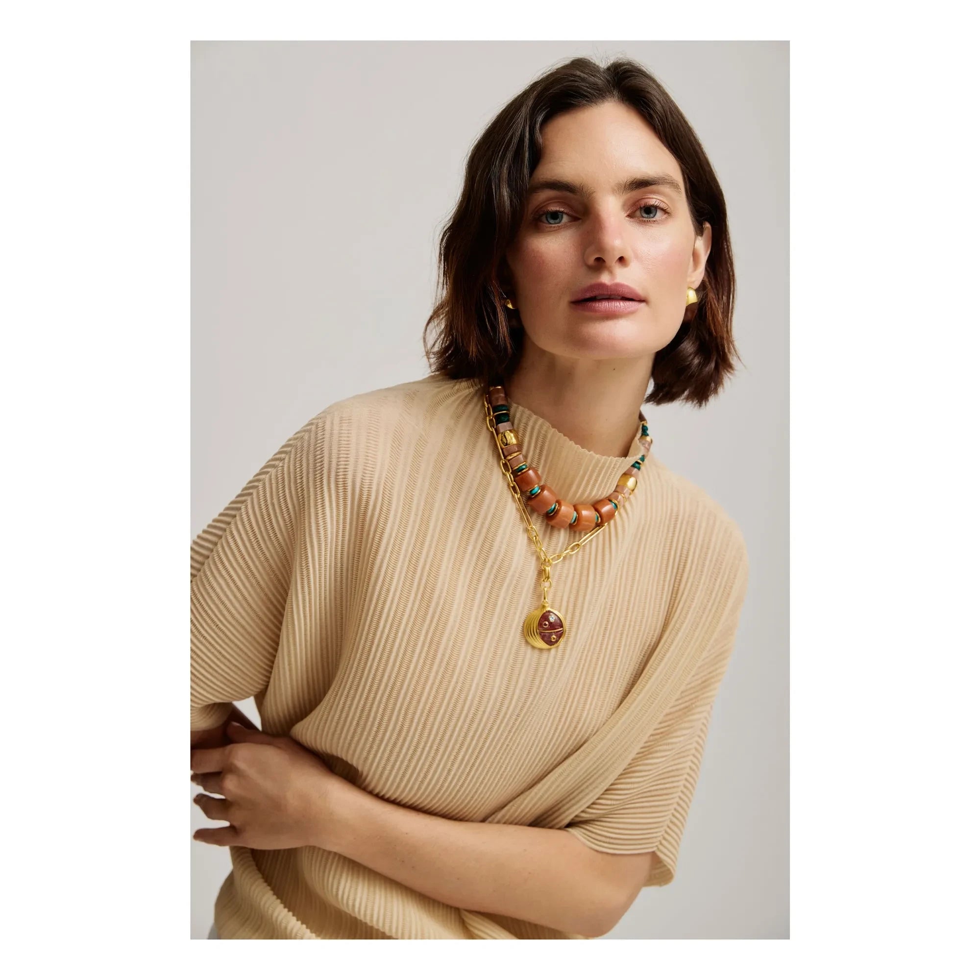 Lizzie Fortunato - Collar Granada | Terracota