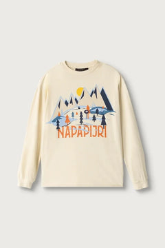 Blusa de manga larga de algodón para niños S-ELLIS LS