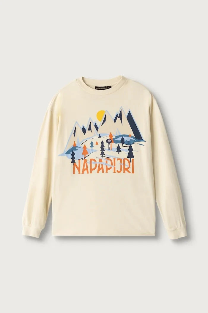 Blusa de manga larga de algodón para niños S-ELLIS LS
