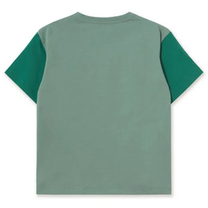 Tinycottons - Camiseta de algodón orgánico Tea Room | Verde