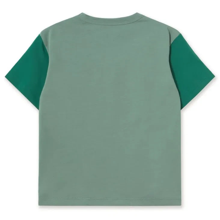 Tinycottons - Camiseta de algodón orgánico Tea Room | Verde