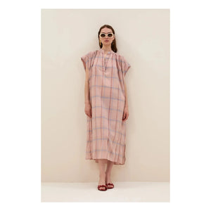 By Bar - Vestido de algodón orgánico Bodin | Rosa Claro
