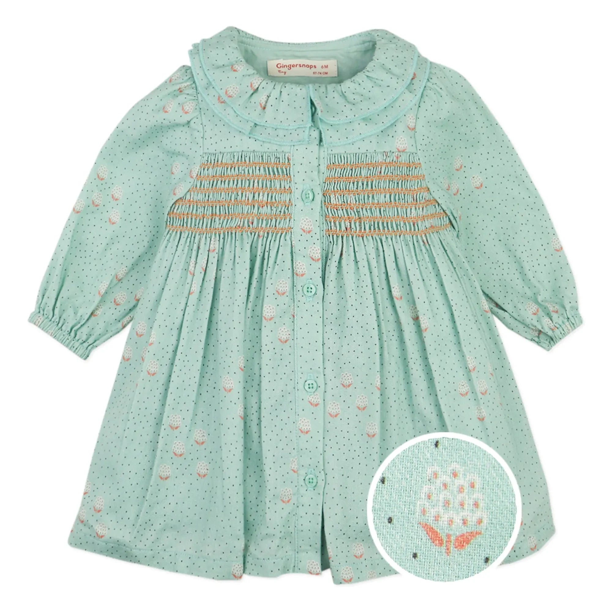 Gingersnaps - Vestido Tilda | Agua verde