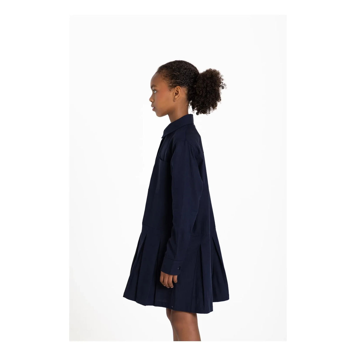Smallable Kid - Vestido camisero Crown | Azul marino