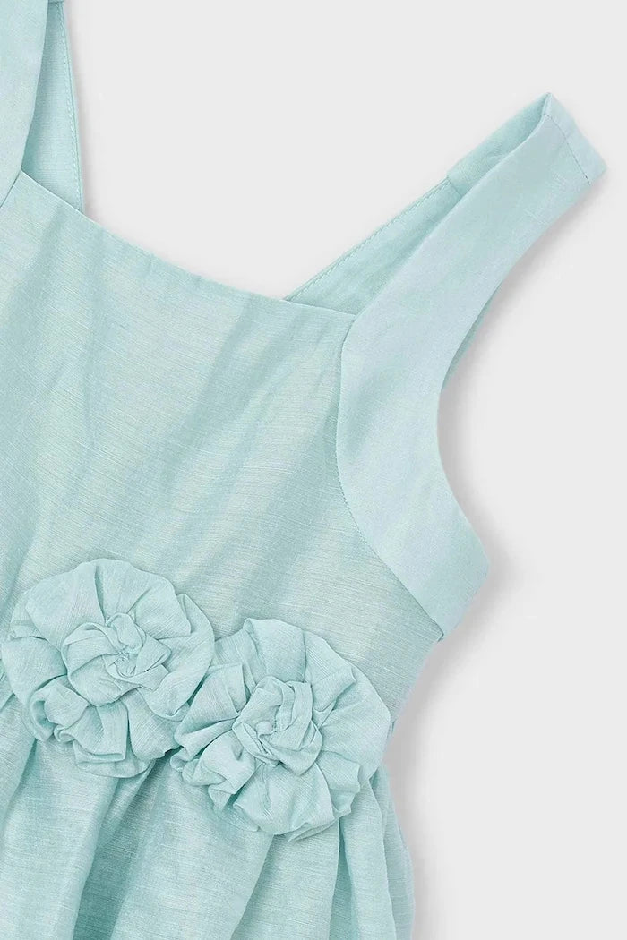 Vestido de lino Mayoral para niña