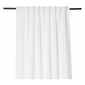 Haomy - Cortina de lino California | Blanco