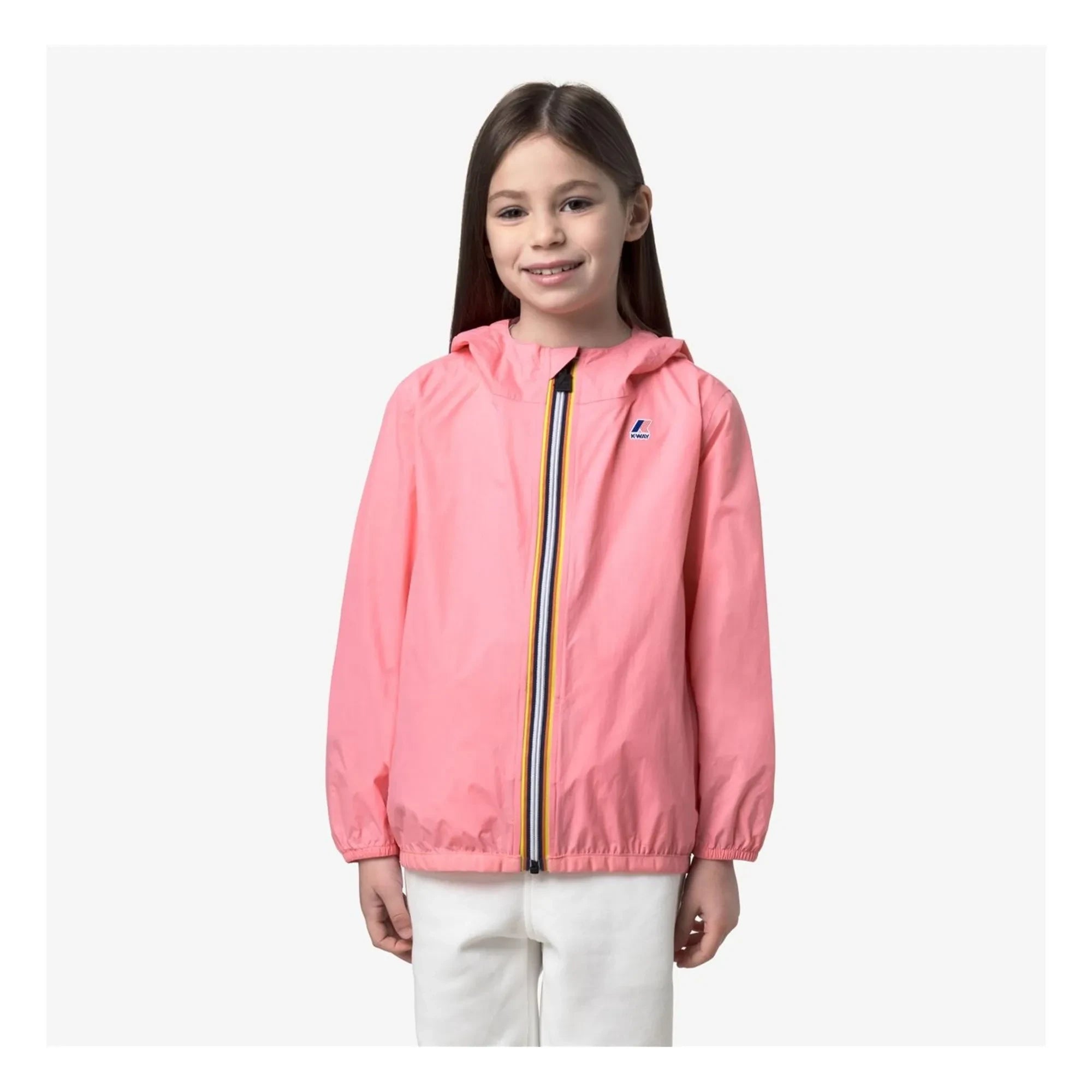 K-way - Cortavientos impermeable Le Vrai 4.0 Claude | Rosa