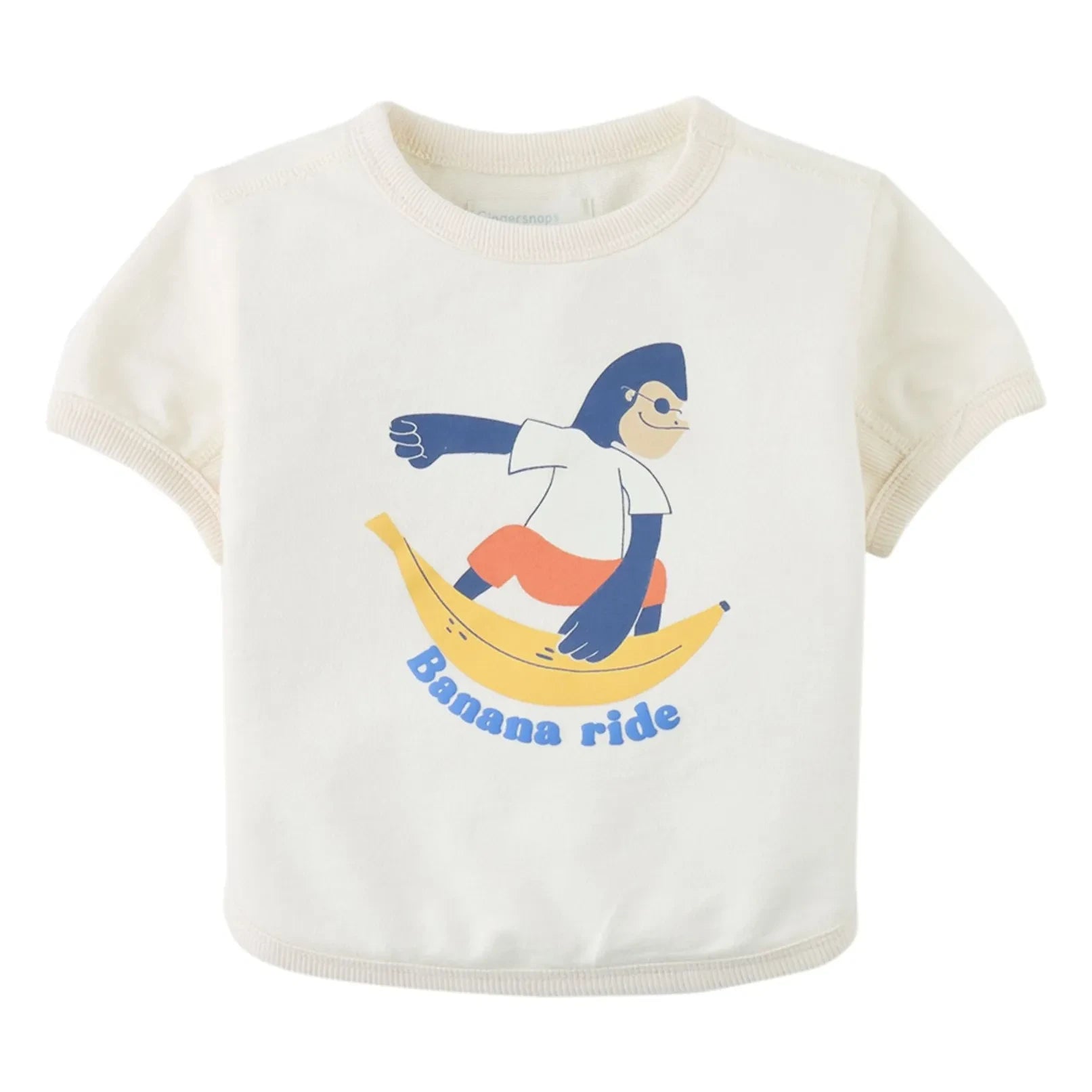 Gingersnaps - Chalice Banana Ride Camiseta Bebé | Blanco