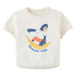 Gingersnaps - Chalice Banana Ride Camiseta Bebé | Blanco