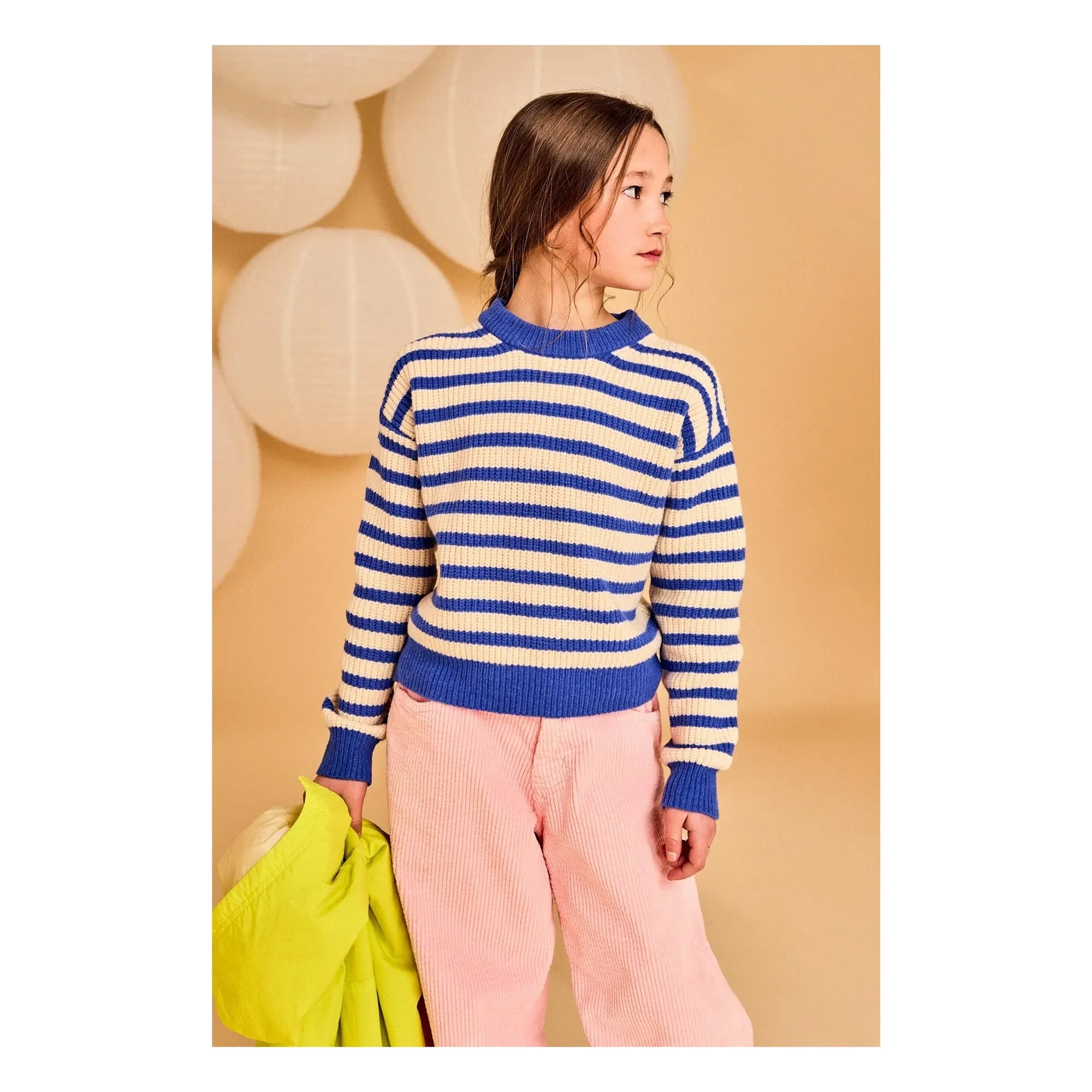 AO76 - Carla Jersey Rayado | Azul