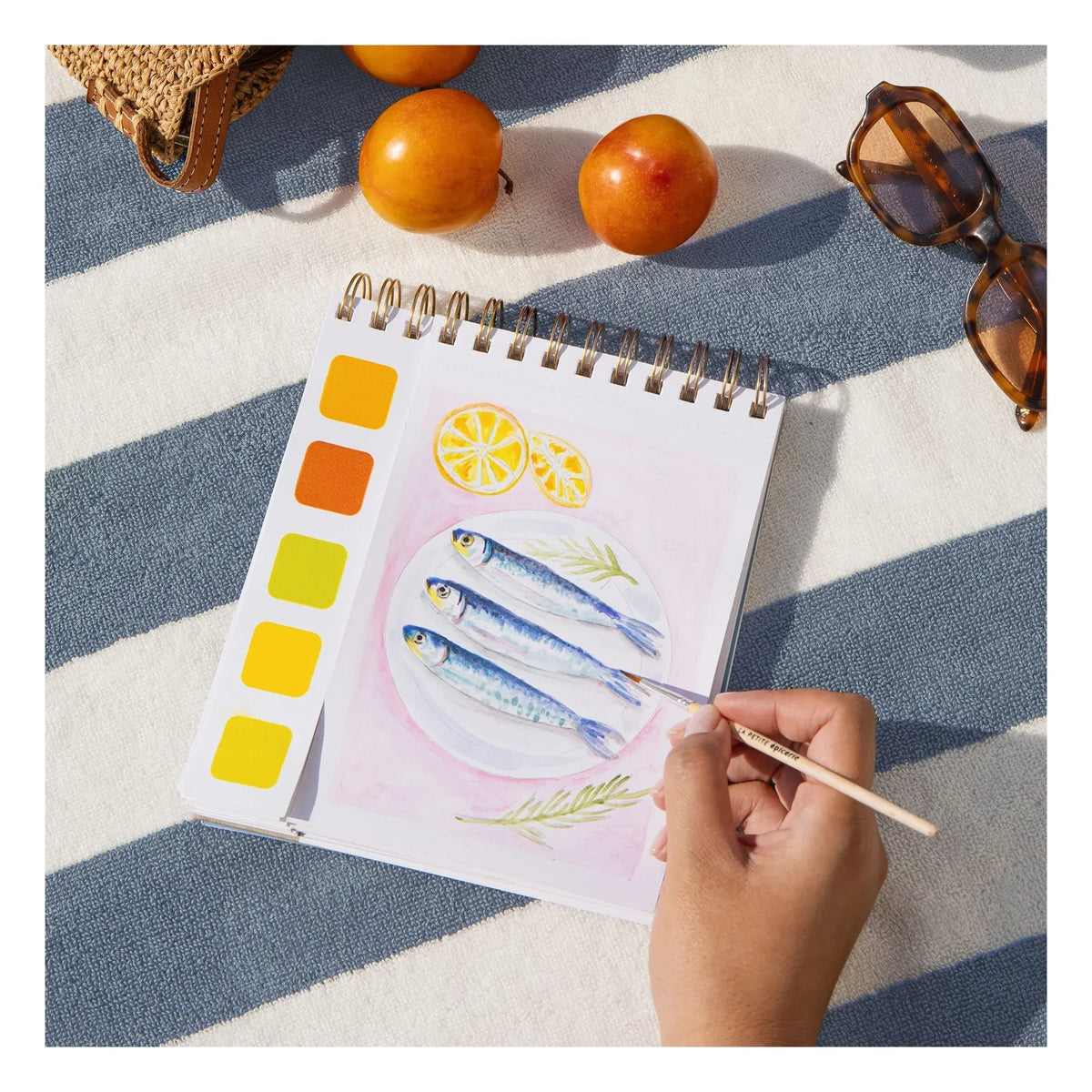 La Petite Épicerie - Cuaderno de acuarelas - Mediterráneo