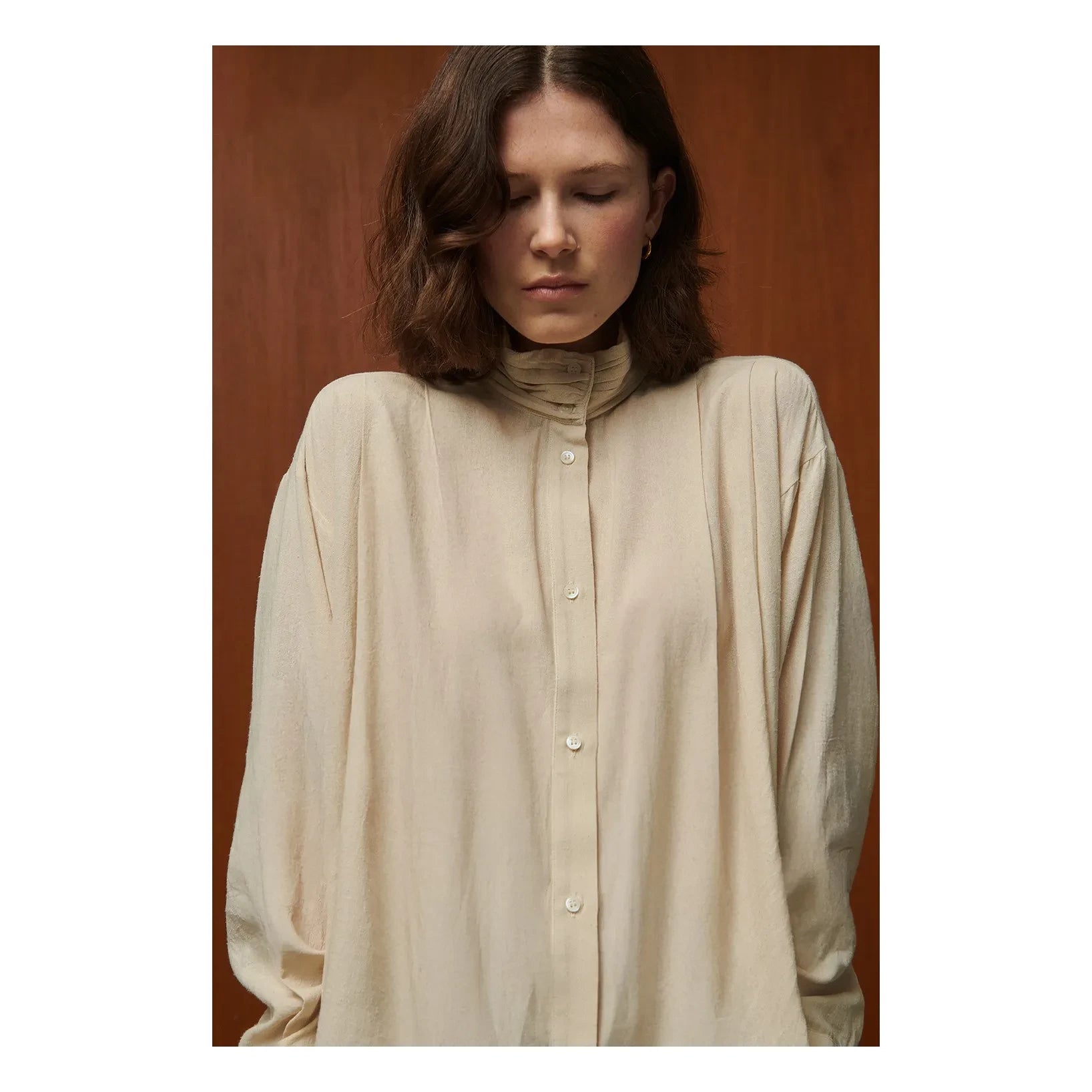 BELLEPIECE - Lee İpek Bluz | Latte