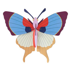 Studio Roof - Mariposa con flecos para colgar en la pared | Ciruela