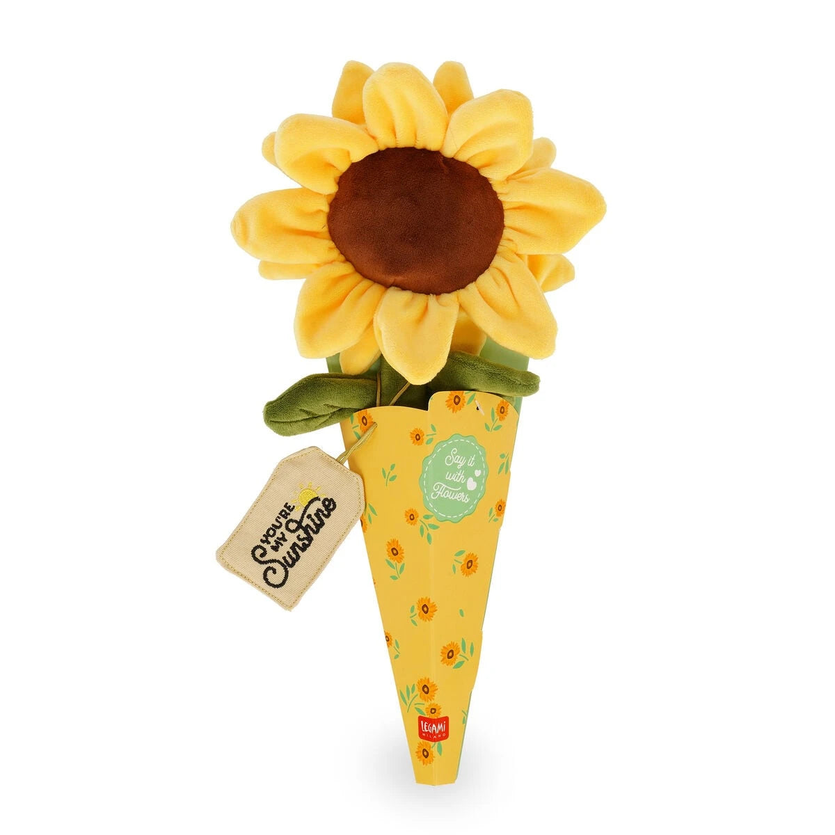 Legami - Ramo de Peluche de Girasol - Dilo con Flores