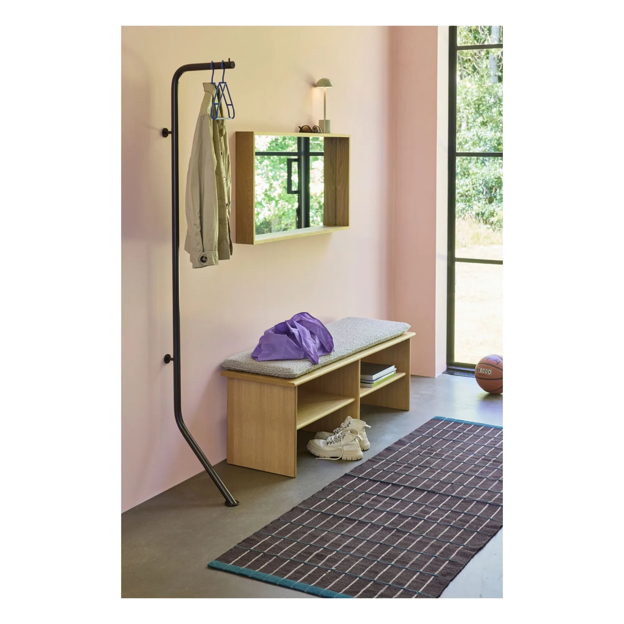 Hübsch - Banco de roble laminado