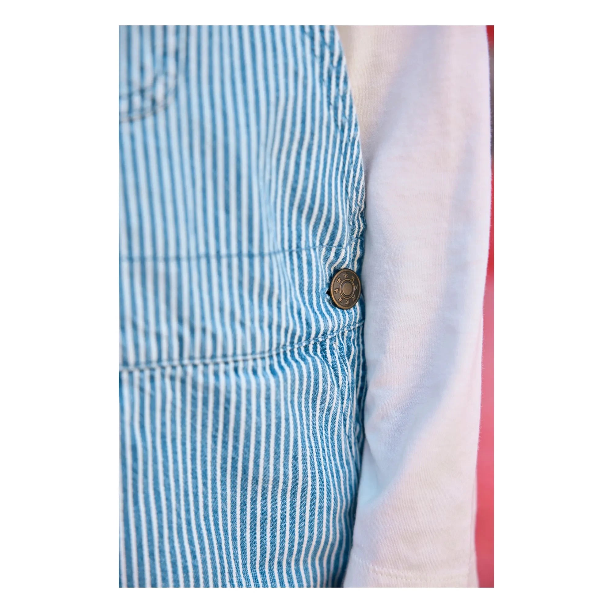 Bonton - Peto rayado Nope | Azul