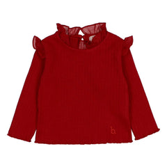 Búho - Camiseta Alev Çarkı | Rojo cereza