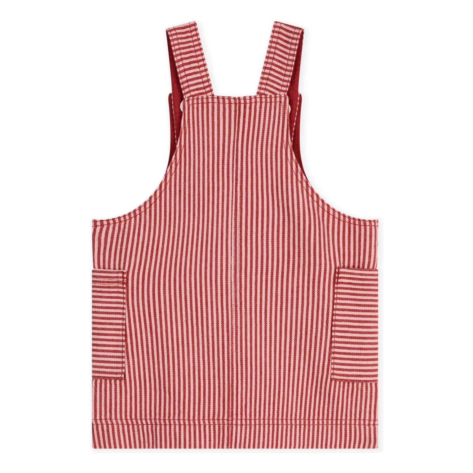 Petit Bateau - Çizgili Organik Pamuk Tulum Elbise | Pembe