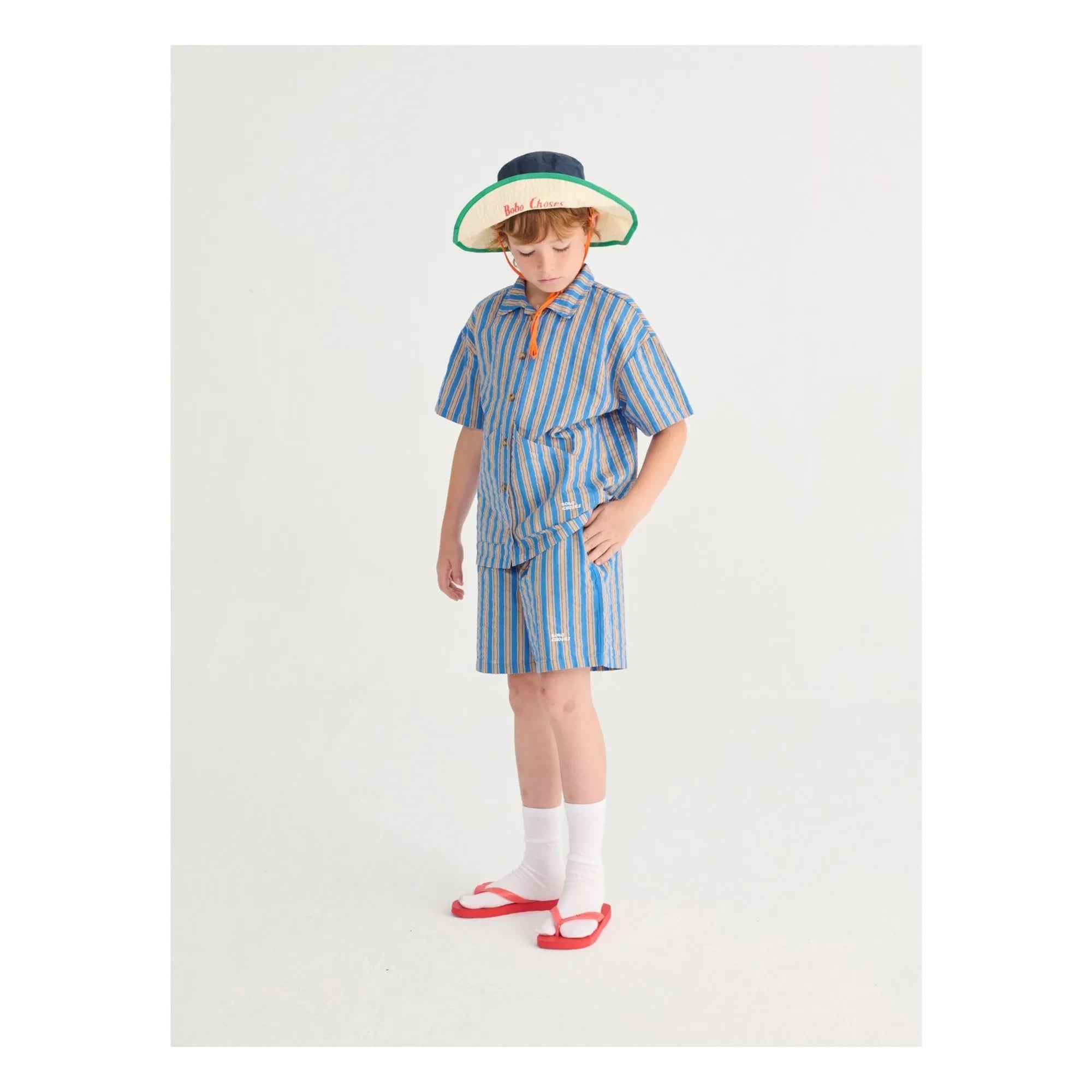 Bobo Choses - Shorts de rayas | Azul