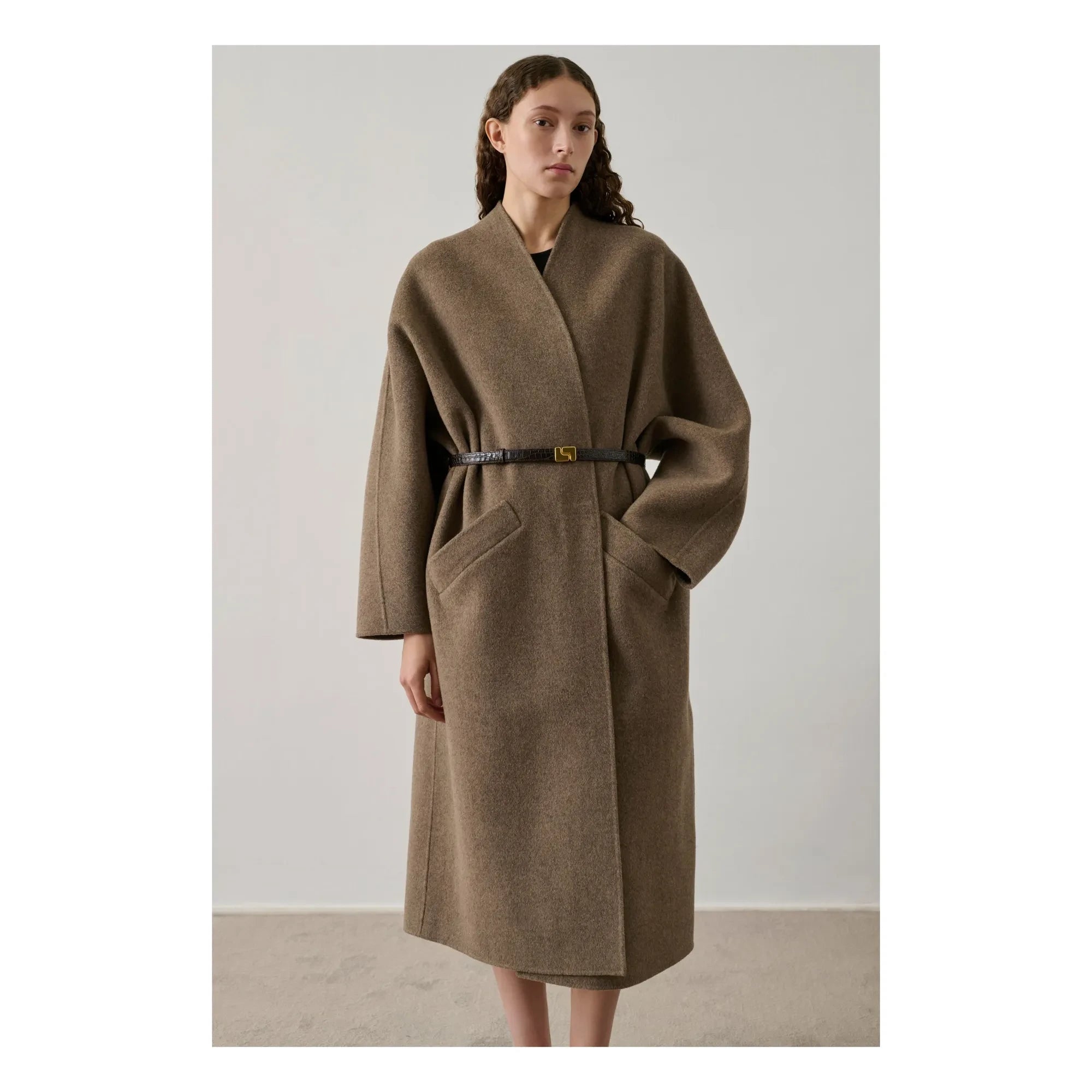 Soeur - Cinturón Mini de Piel Ninon | Negro