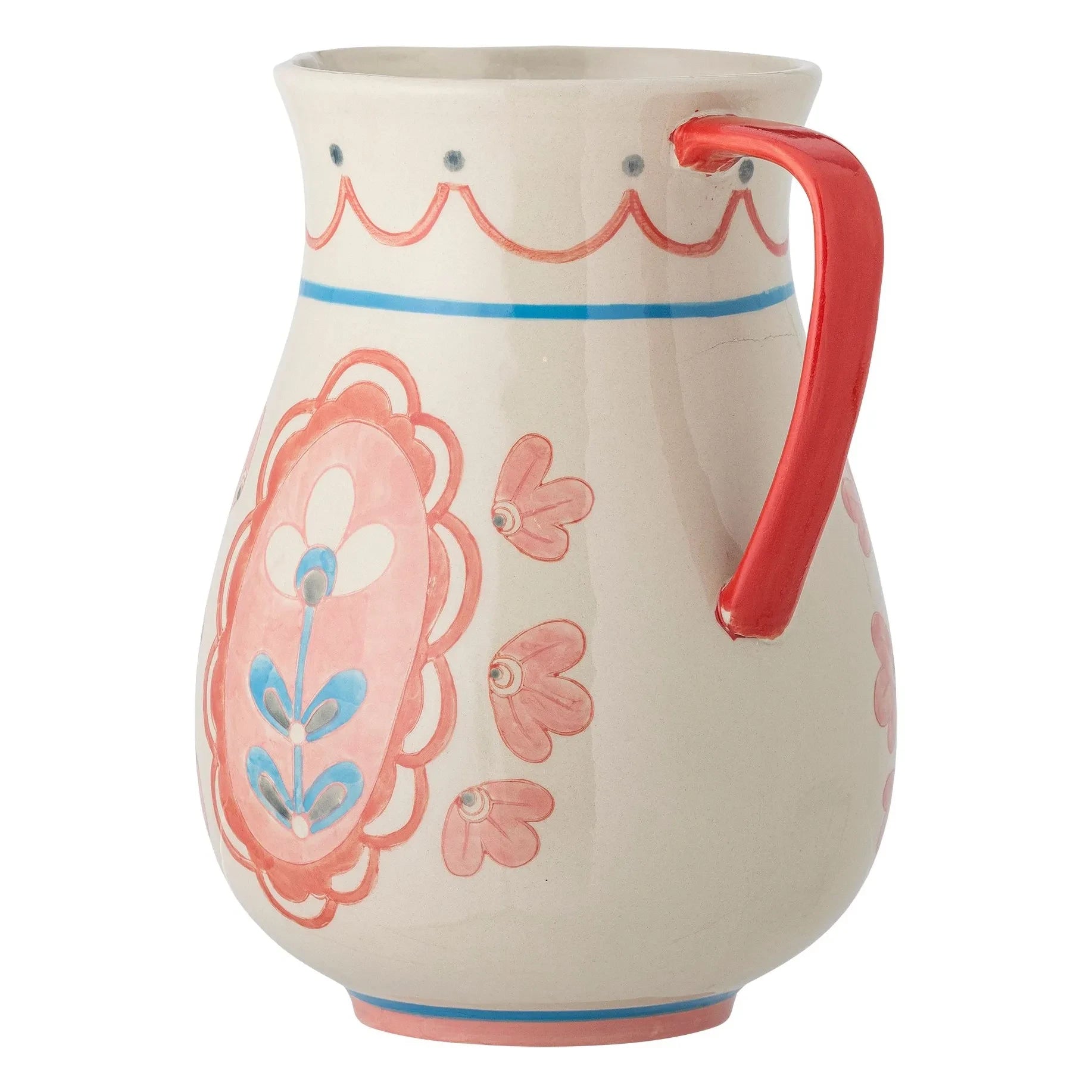 Bloomingville - Jarra de gres Odina | Rosa empolvado
