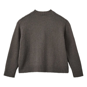 Caramelo - Cárdigan cobrizo | Gris oscuro