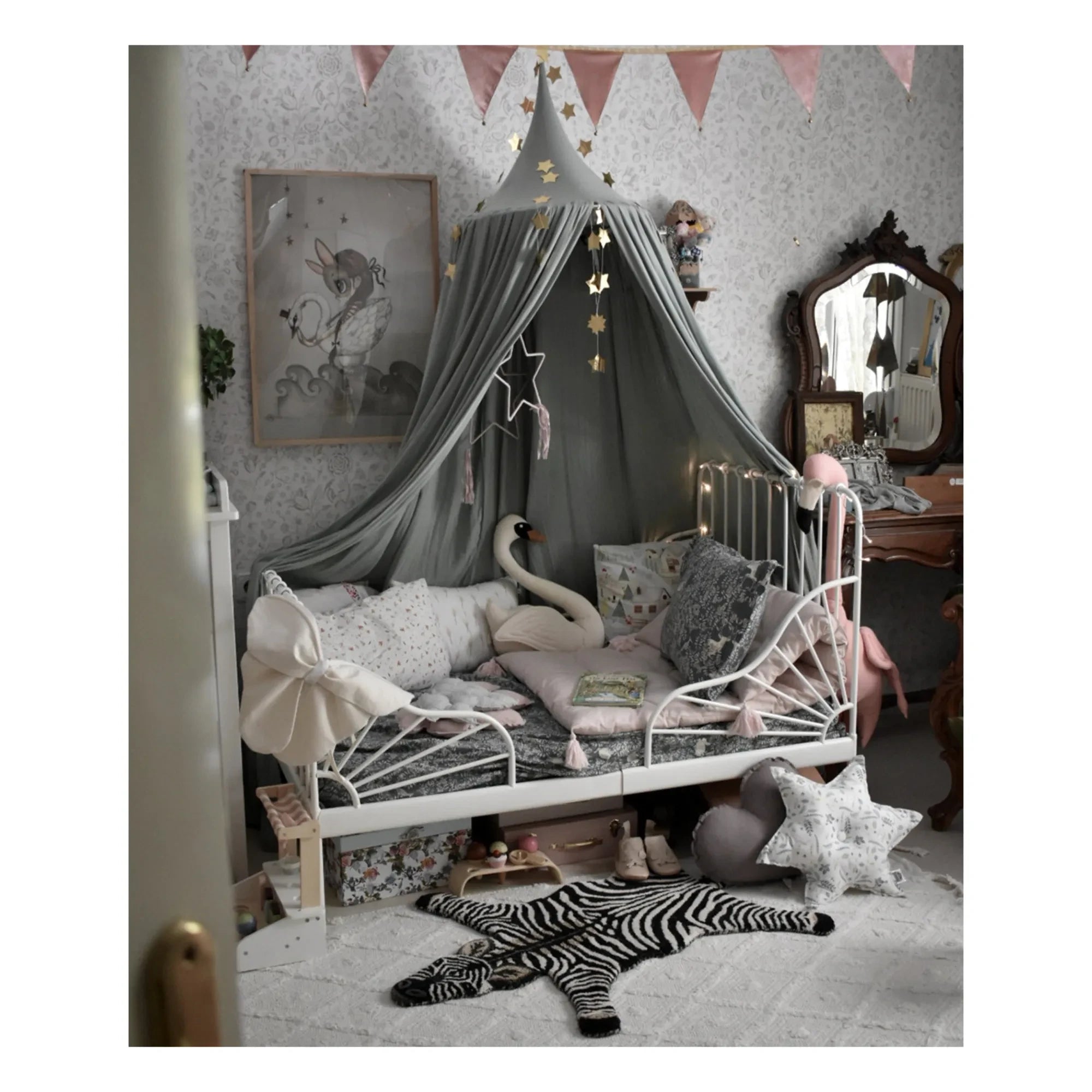 Doing Goods - Alfombra de lana de cebra | Noir/Blanc