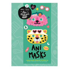 Omy x Gallimard Jeunesse - Set de decoración de 6 máscaras para colorear Ani Mask