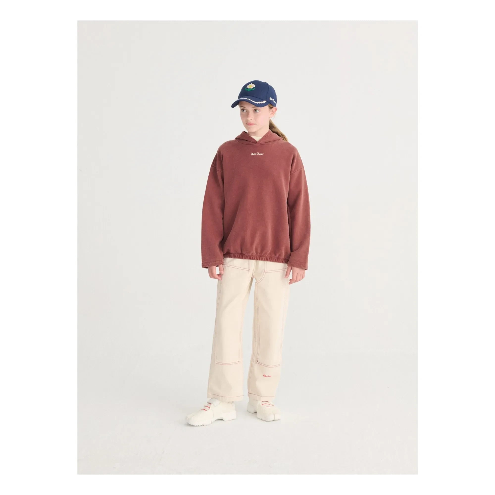Bobo Choses - Sudadera con capucha de algodón orgánico Bobo Choses | Marrón