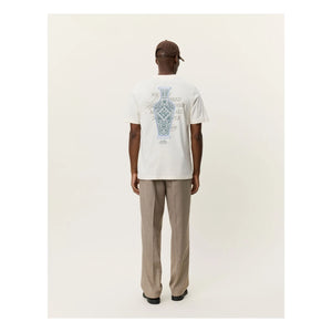 Les Deux - Camiseta Ben Faience de algodón orgánico | Crema