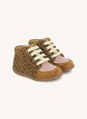 Pom d'Api - Ayakta Zippy Leopar Sneakers | Karamel