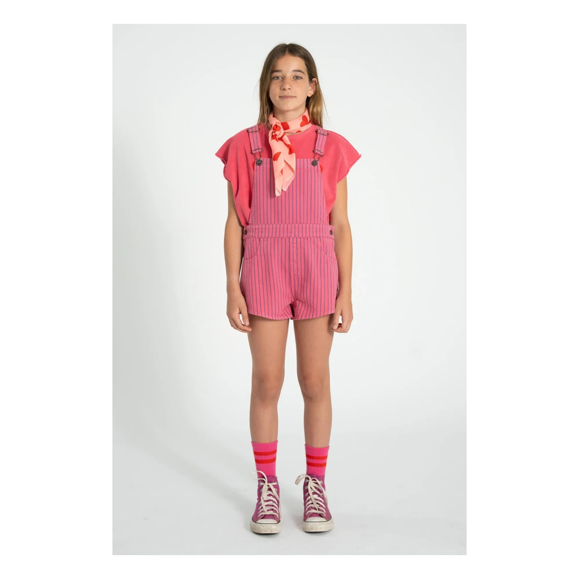Piupiuchick - Camiseta sin mangas de esponja de algodón orgánico Love | Fucsia