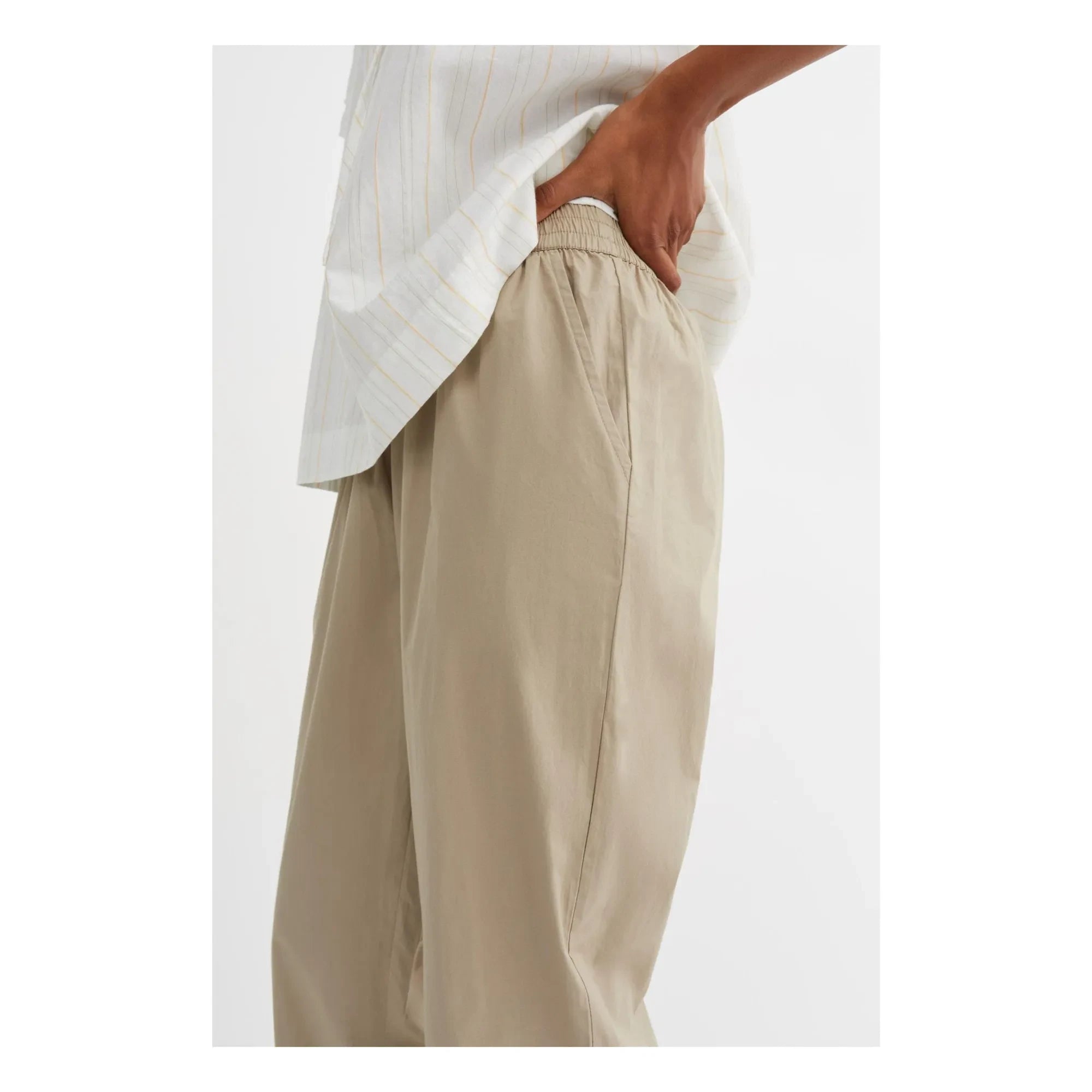 Skall Studio - Pantalones de algodón orgánico Edgar | Verde claro