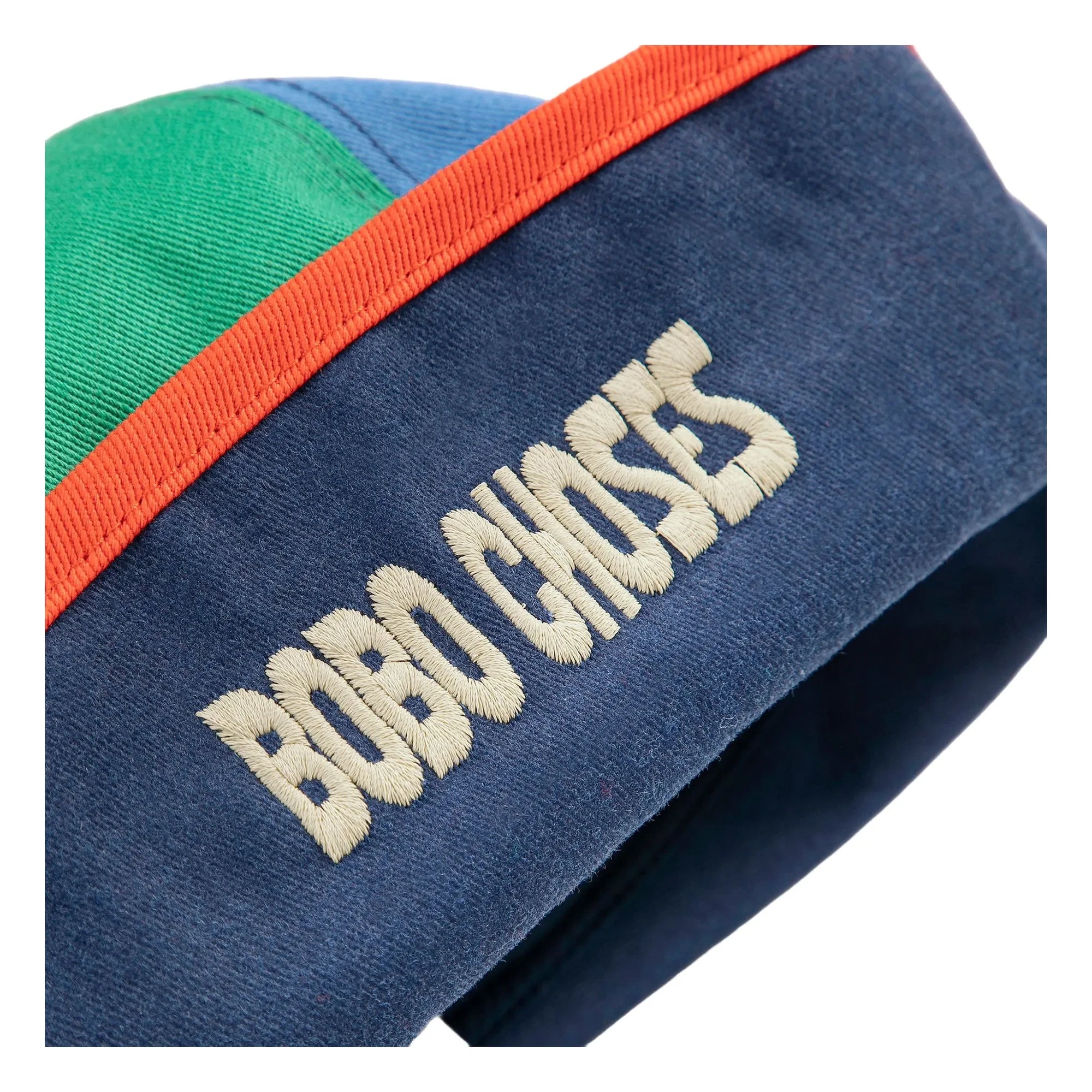 Bobo Choses - Gorro marinero de fibra reciclada con bloques de color | Azul marino